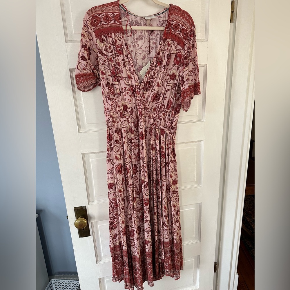 NWT KNOW ROSE MAXI DRESS SIZE LARGE